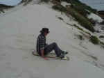 SI Nigle auf dem Sandboard.JPG (33129 Byte)