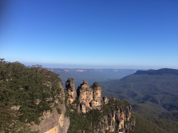 Blue mountains close to Sydney.